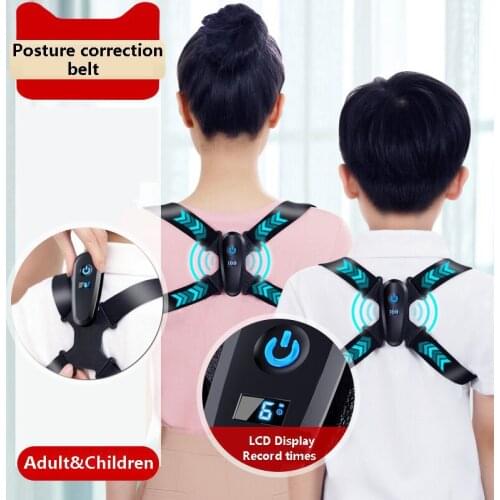 Smart Posture Correction Belt Adult&Children Anti-hunchback Posture Corrector Vibration Reminder Adjustable Back Support Belt