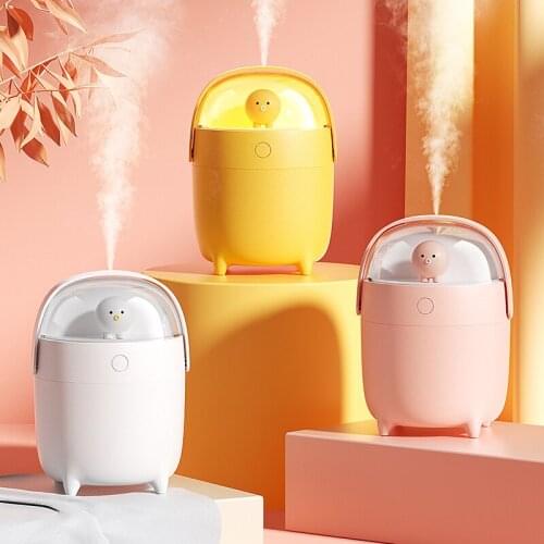 Cute Octopus Air Humidifier USB Aromatherapy Essential Oil Diffuser with LED Warm Night Light Ultrasonic Cool Mist Maker Fogger