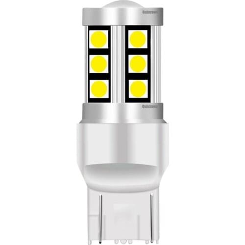 1PCS Small Size T20 7443 W21/5W 15 SMD 3030 LED Car Turn Signals Lamps Motor Brake Bulbs Daytime Running Lights Red White Yellow