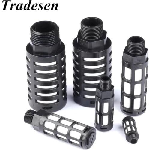 1pcs Plastic Muffler Noise Deadener Air Filter Aquarium Water Pipe Outlet Noise Snubber Pneumatic Exhaust Muffler