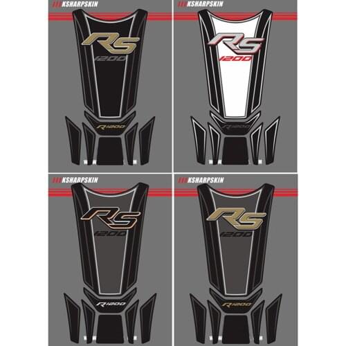 Motorcycle Racing 3D Edge Gel Creative Decal Emblem Decorative Protective Fuel Tank Pad Stickers For BMW R1200RS r1200 rs