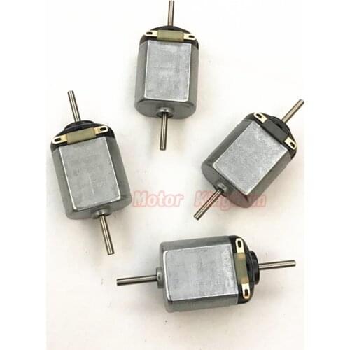 4pcs130 Motor Dual Shaft Double DC 1.5V-3V 14000RPM DIY Hobby Toy Car Fan Model 15mm*20mm Micro Engine