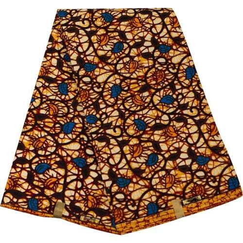 Ankara African Floret Coat Polyester Wax Print Coat in Real Wax High Quality 6 Size African Fabric Party Dress FP6237