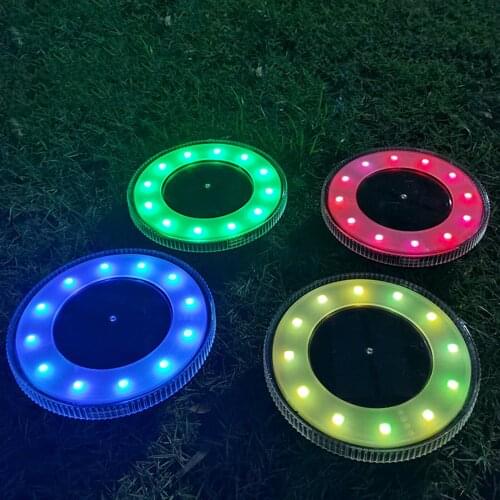 4 Sets Automatic LED Lamp Underground Solar Ground Swimming Pool Yard Deck