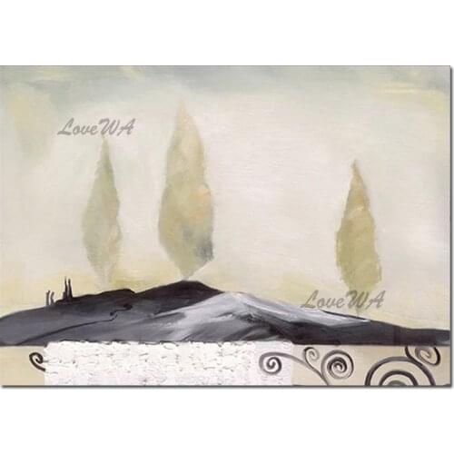 Pure Hand Painted Abstract Out Door Landscape Oil Painting Pieces Unframed Canvas Wall Fine Art Wall Hanging Pictures Art