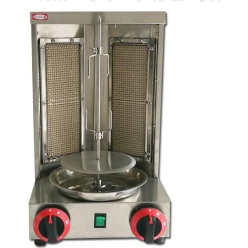 Gas Electric Shawarma Grill Machine Auto Rotating BBQ Meat Kebab Roast Grill Turkey Meat Roaster Automatic Meat Grilling Machine