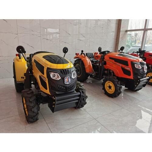 Used Warmhouse Tractor Hydraulic Farm Tractor 4WD 50HP Agriculture Machinery Greenhouse Garden Tractor SYNBON