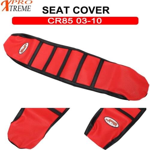 Red Rubber Gripper Soft Seat Cover For Honda CR85 CR 85 2003 2004 2005 2006 2007 2008 2009 2010 Motorcycle Dirt Bike