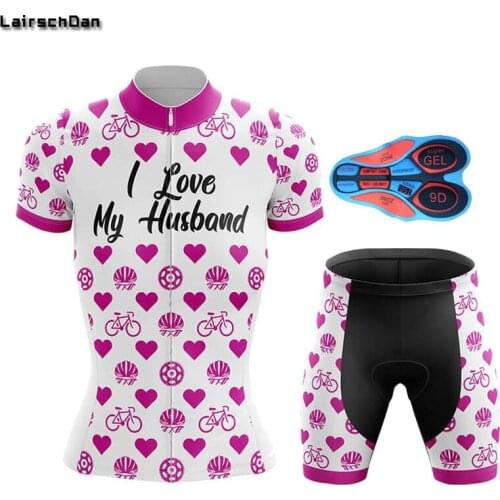LairschDan New Pink Women Cycling Jersey Set Summer Mtb Bicycle Clothing Outfit Mountain Bike Clothes Wear Maglia Ciclismo Donna