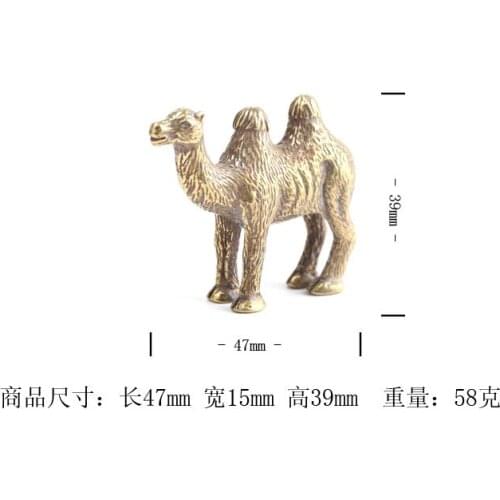 Camel bronce coche ornamento colgante artesanía arte colección