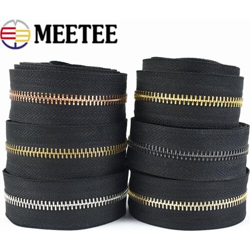 Eco-friendly 5# Metal Zipper For Sewing DIY Zip Sports Coat Clothes Open-end Zippers Garment Clothing Accessories