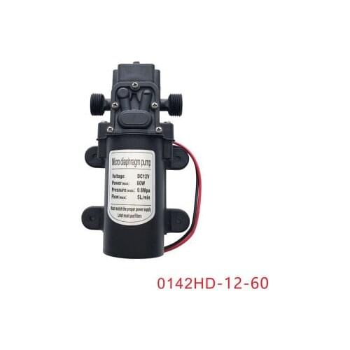 DC 12V 24V 5L/min 60W High Pressure Diaphragm Self-priming Mini Water Pump