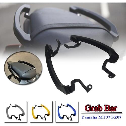 Motorcycle Rear Grab Bars Rear Seat Pillion Passenger Grab Hand Rail Handle For Yamaha MT07 FZ07 MT FZ 07 2014 2015 2016 2017