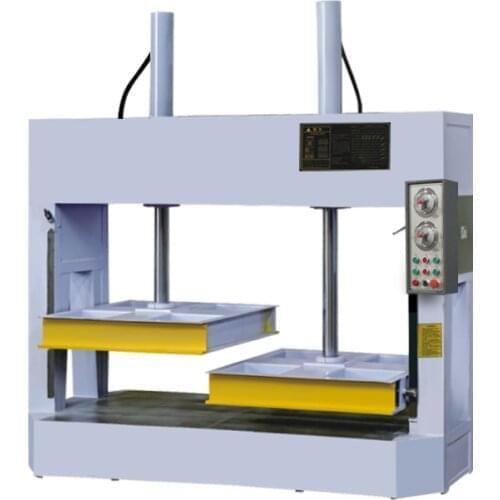 Furniture wood cabinet door hydraulic press equipment,plywood veneer board cold press machine