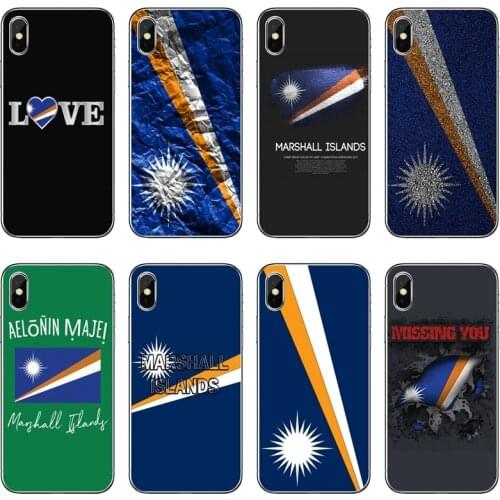 Marshall Island National Flag Silicone Phone Case For Huawei P30 P20 Pro P10 P9 P8 Lite Y5 Y6 Y7 Y9 Prime P Smart Plus 2018 2019