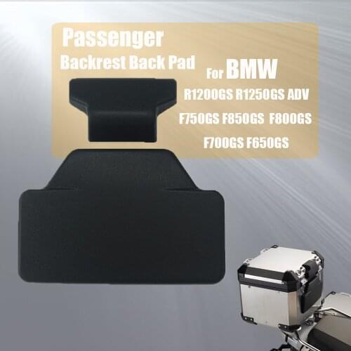 Backrest For BMW R1250GS Adventure R1200GS F850GS F800GS ADV F700 650 GS Rear Top Case Tail Box Passenger Back Pad Sticker Decal