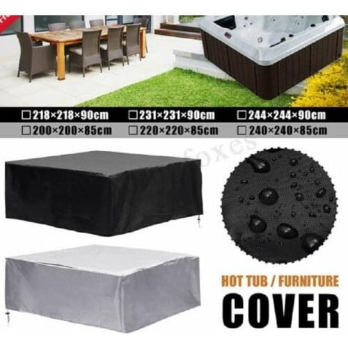 Indoors And Outdoors Pool Waterproof And Dustproof Spa Tub Cover Fallen Leaves Protective Cover for Tables And Chairs
