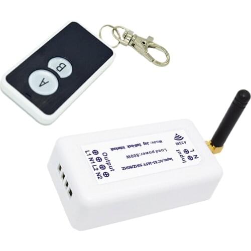 2-Way 433M Wireless Control Switch Home Appliance Control Switch AC85~265V