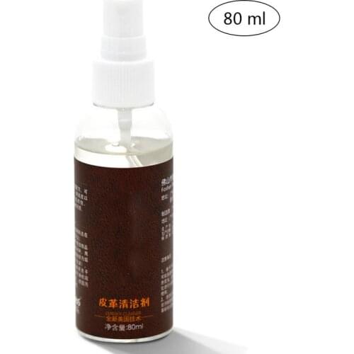 80ML Car Leather Cleaner Leather Sofa Bag Car Leather Care Oil Stain Removal Cleaning Repair Tools