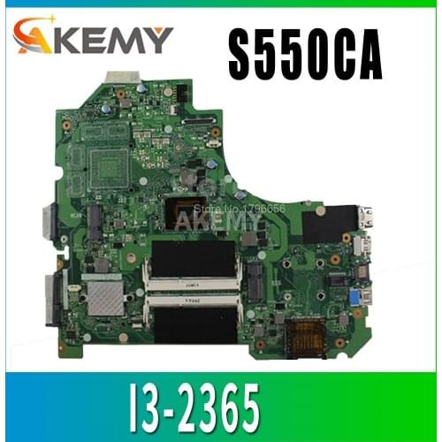 Free Shipping for ASUS S550CA I3-2365 Laptop Motherboard System Board Main Board Mainboard Card Logic Board Tested Well