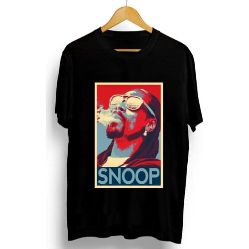Black Tshirt Snoop Dogg Rapper Men Women Unisex Fashion Tshirts Savage Hip Hop Cotton Graphics Printing Large Size Tees Tops