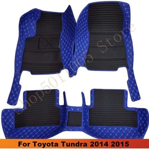 For Toyota Tundra 2014 2015 Car Floor Mats Custom Carpets Rugs Auto Interior Accessories Protect Car Styling Automobiles