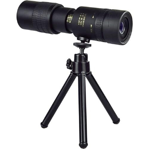 NEW-10-300X40mm Super Telephoto Zoom Monocular Telescope with Phone Holder & Tripod for Bird Hunting Hiking Camping