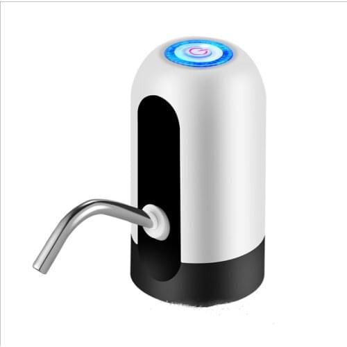Home Gadgets Water Bottle Pump Mini Barreled Water Electric Pump USB Charge Automatic Portable Water Dispenser Drink Dispenser