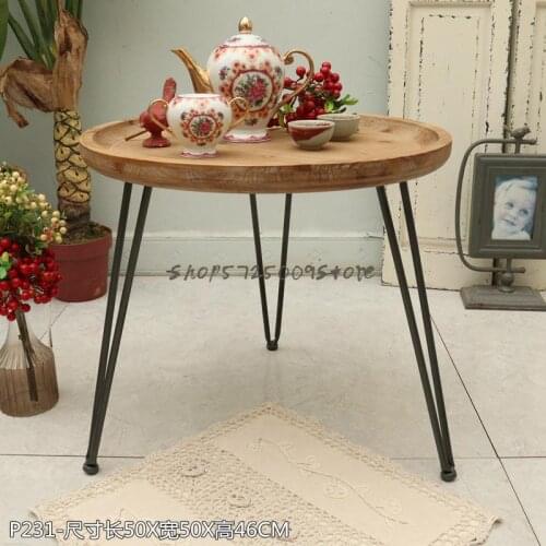 Chinese pastoral style engineering soft decoration creative antique old wrought iron green radish frame ornaments flower stand c