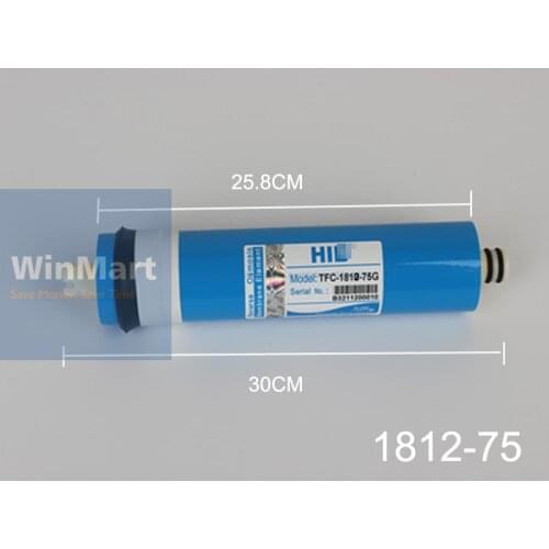 1PC 1812- 75 GPD Wholesales Promotion RO Membrane for 5 Stage Water Filter Purifier Treatment Reverse Osmosis System