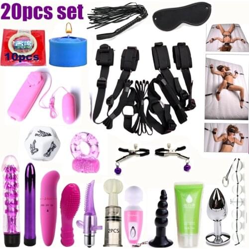 Nylon Sex Handcuffs Bondage Erotic Under Bed BDSM Bondage Restraint Strap System Sex Toys for Adults Wrists & Ankle Cuffs