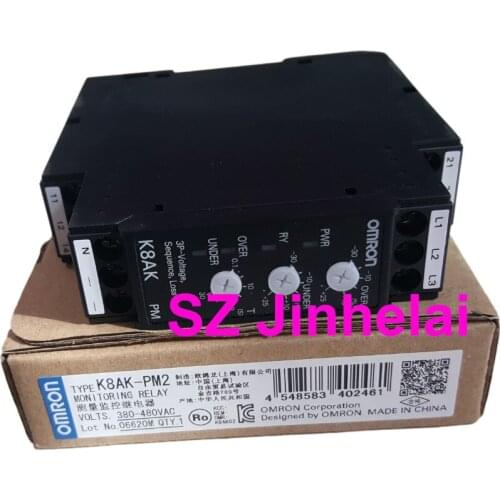 OMRON K8AK-PM2 Authentic Original 3-Phase Voltage MONITORING RELAY