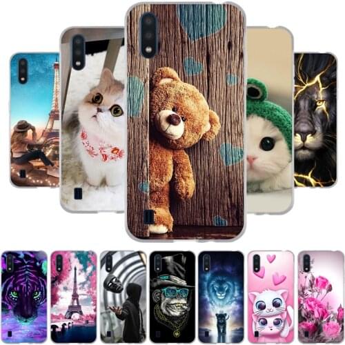 Silicone Case For Samsung Galaxy A01 Cases Full Protection Soft Back Cover for Samsung A01 SM-A015 Bumper Phone Shell Bag Coque