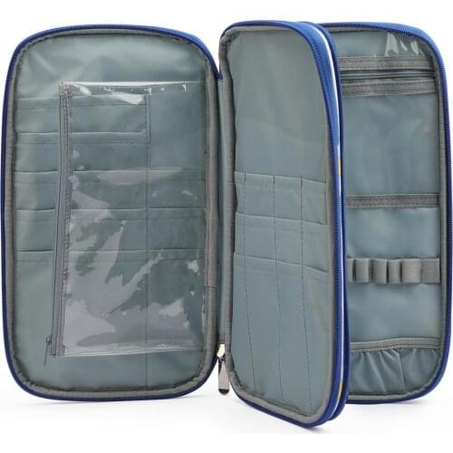 Portabl Empty Knitting Needles Bag Pouch Storage Case Organizer Bag For Needles Scissors Ruler Sewing Accessories Kit Bag