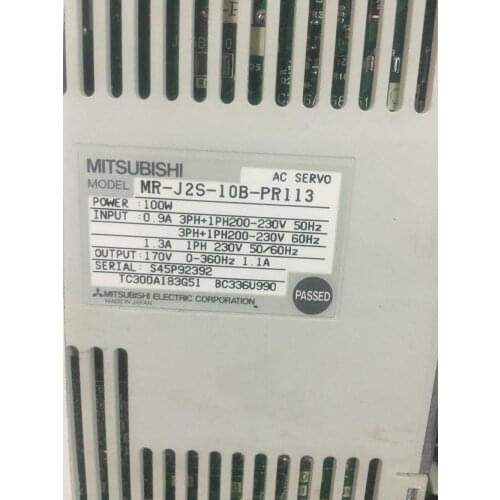 Servo drive MR-J2S-10B-PR113, Used one , 90% appearance new , 3 months warranty , fastly shipping