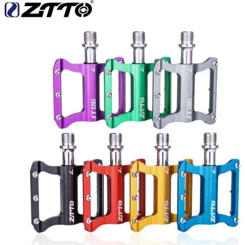 ZTTO MTB Road Bike pedal ultra-light aluminum alloy CNC 2 bearing non-slip Flat pedals bicycle accessories folding bicycle pedal