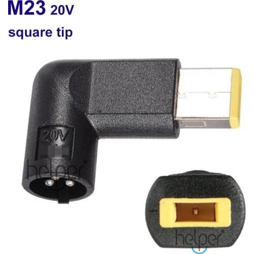 Square tip 3-Pin DC Tip for Universal Laptop Adapter Car Charger Power Connectors 20V 2.25A 3.25A 4.5A for Lenovo Thinkpad