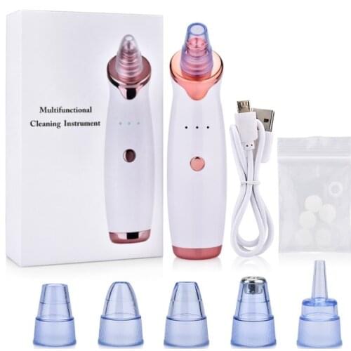 Vacuum Blackhead Remover Pore Cleaner Electric Nose Face Deep Cleansing Skin Care Machine aspirateur point noir Skin Care Tool