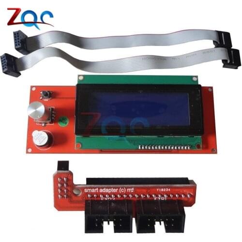 LCD Display 3D Printer Reprap Smart Controller Reprap Ramps 1.4 2004LCD Control with adapter Mendel