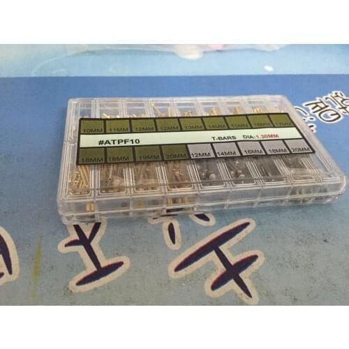 1.3mm Flat Head Threaded Lug Drive In Replacement Band Pins Gold and Silver Color