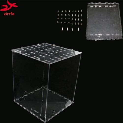 3D 8 LED Light Cubeeds RGB Acrylic case- note:cubeeds box only with the use of our 3d8 colorful cubeed,size is 23x23x h29 cm