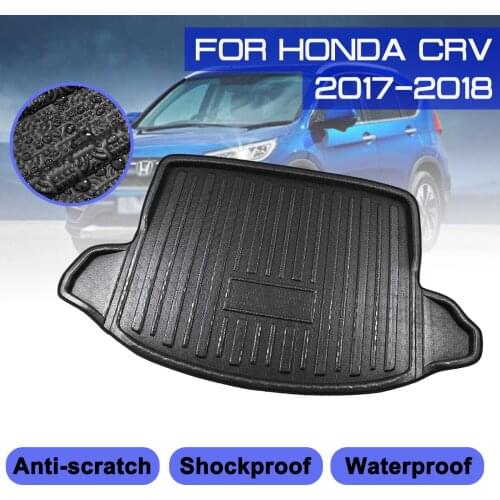 For Honda CRV 2017 2018 Car Floor Mat Carpet Rear Trunk Anti-mud Cover