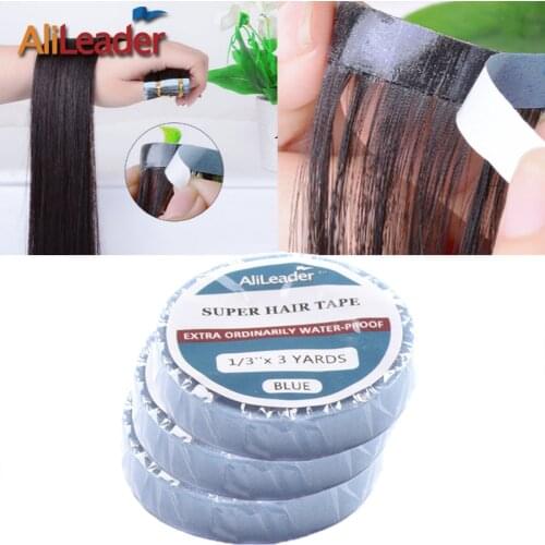 Alileader Wig Adhesive Glue 3 Yard Ultra Hold Lace Wig Glue Tape For Wear Wig / Toupee Professional Salon Sticky adhesives Tape
