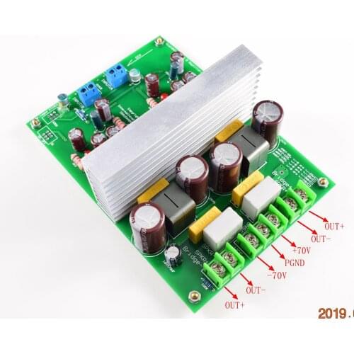 L20DX2 IRS2092 IRAUDAMP7S 250W * 2 8R Dual Channel Class D Amplifier Finished Board