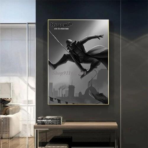 Marvel Canvas Wall Art for Kids Bedroom Painting Superhero Spider Man Anime Movie Posters and Prints Boys Gift Mural Home Decor