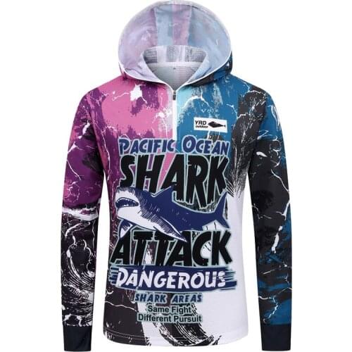 Fishing Clothes Long Sleeve Ultra-Light Hooded Fishing Clothing Quick Dry Breathable Sun Protection Fishing Shirt