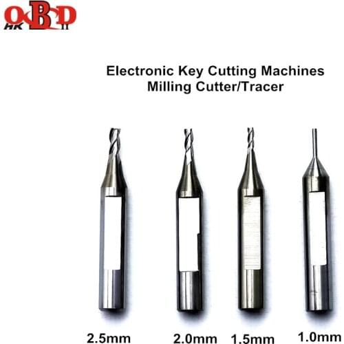 Original Raise Durable Anti-breakage Milling Cutter Tungsten Steel End Mill 1.5 2.0 2.5MM for Vertical Key Cut Machine
