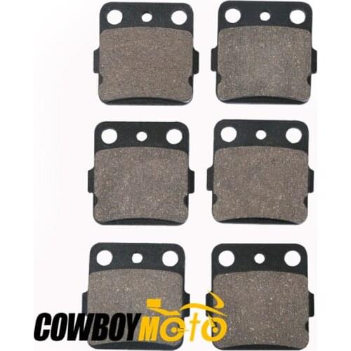 Motorcycle Front Rear Brake Pads For Yamaha ATV YFM 660 RAPTOR YFM660 2001 2002 2003 2004 2005