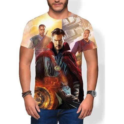 Casual Summer Boy Girl Kids T-shirt Doctor Strange 3D Printed Men T Shirts Fashion Short Sleeve Cool Women Tee