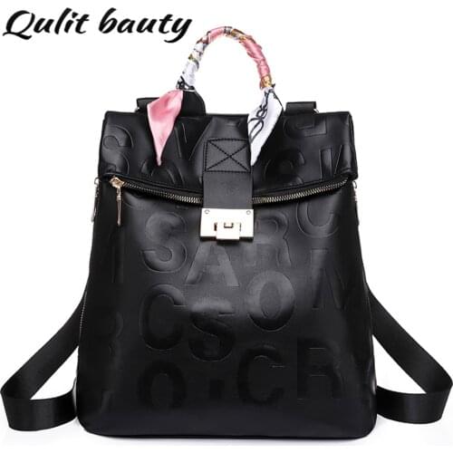 Qulit bauty Women's Patent Leather Backpacks